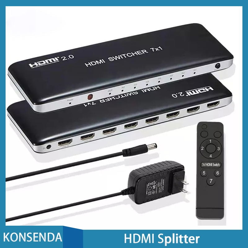 4K 60HZ HDMI ġ 7x1 4x1 3x1 HDMI 2.0 ó   , IR  3D PS3 PS4 XBOX ǻ PC TV hdtv
